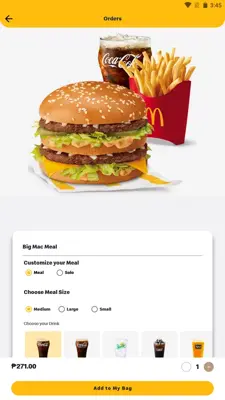 McDelivery PH android App screenshot 1