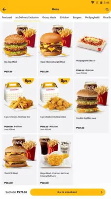 McDelivery PH android App screenshot 2